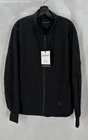 NWT Denim & Flower Ricky Singh Black Pockets Full-Zip Bomber Mens Jacket Size L