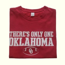 NCAA HANES VTG 90s Y2K OU SOONERS OKLAHOMA SURROUNDED T SHIRT MENs SZ M