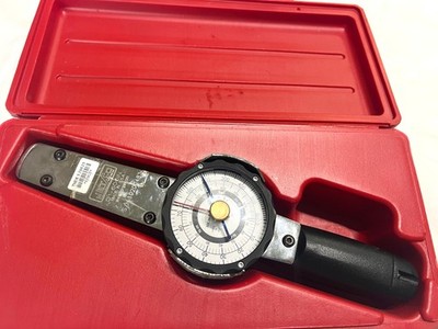 Jetco D1-600IN Dial Torque Wrench 3/8'' 0-600 in-lbs Dual Scale w/ Case