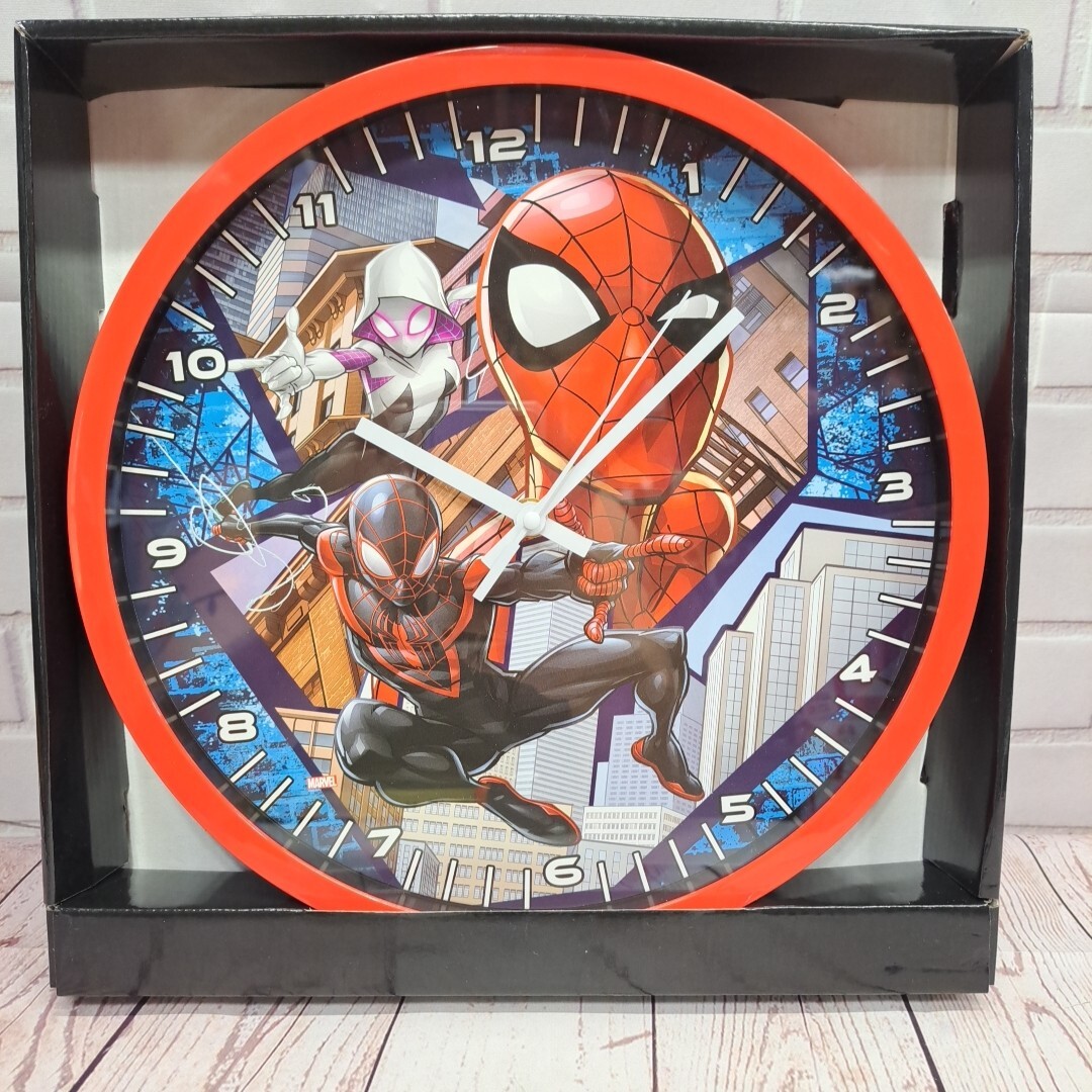 91㎝ 1997年 SPIDER-MAN ウォールクロック 壁掛け時計 マーベル