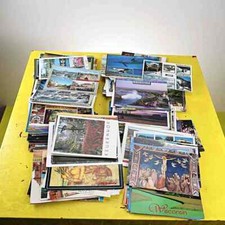 lotto di 239 cartoline estere vintage viaggiate e non viaggiate
