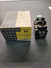 Allen Bradley 815-B0V15 Block Relay.