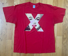 Vintage Marilyn Monroe X Face T-shirt Bombshell XL