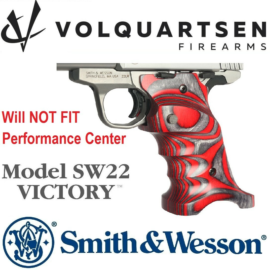 Volquartsen Smith & Wesson Victory SW22 Red Laminated Wood Grips