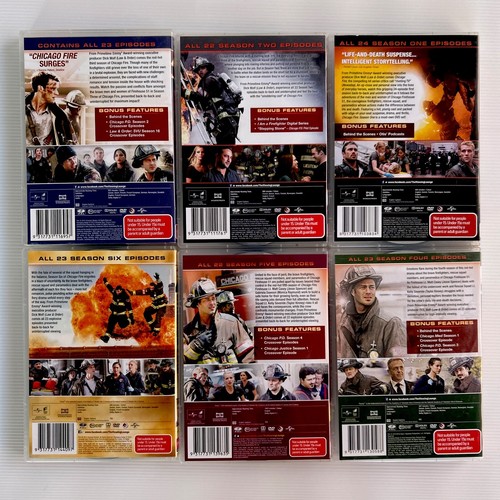 Chicago Fire 1-6 Seasons 1 2 3 4 5 6 | DVD Set | PAL Region 4 | Free Postage - Picture 11 of 16