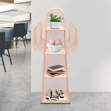 Modern 4 Shelf Bookcase Bookshelf Storage Display Rack Book Organizer Shelve US