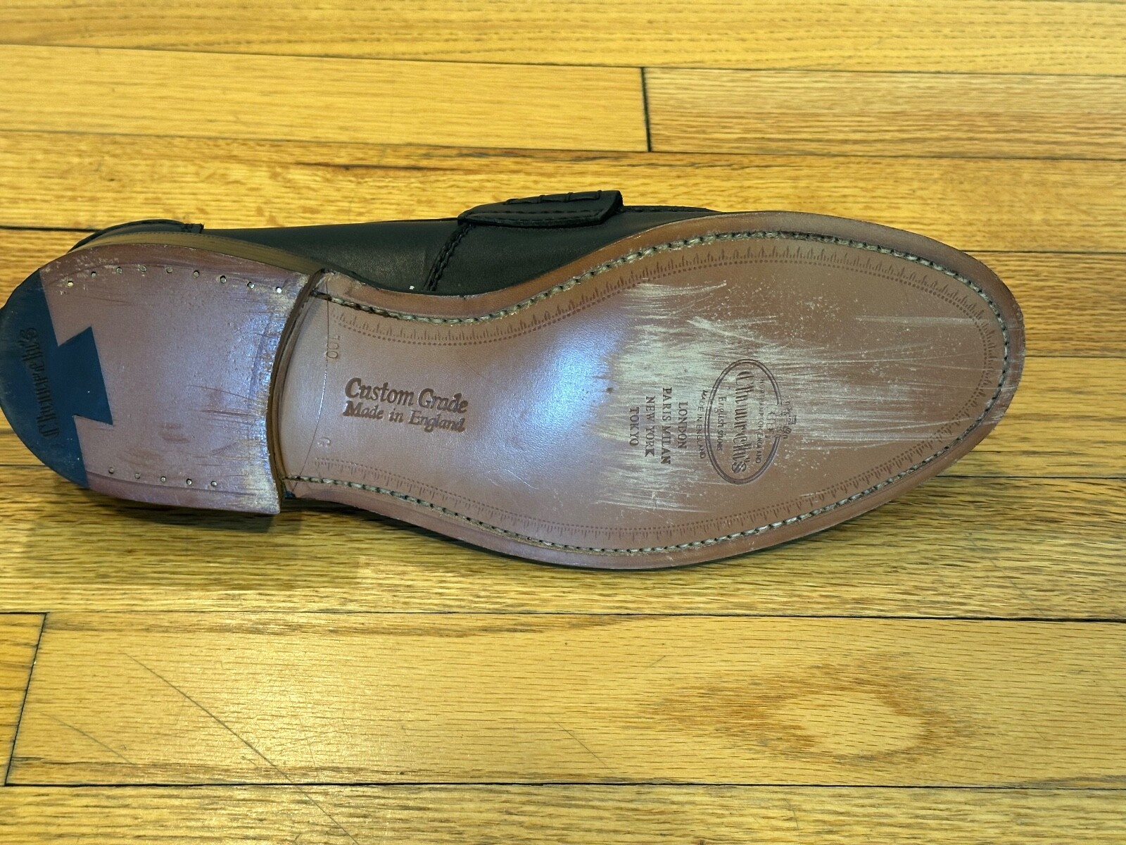 Church's Pembrey Black Penny Loafers-Men; 10UK / 11US / 44EU; w/dust bags image 10