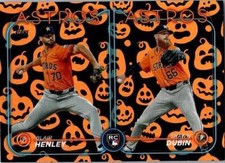 2024 Topps Update #US252 Blair Henley / Shawn Dubin RCOM Holiday Jack O'Lanterns