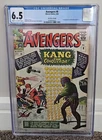 Avengers #8 CGC 6.5 (1964) 1st Kang MCU Silver Age ? Key  UK PV Marvel FN+