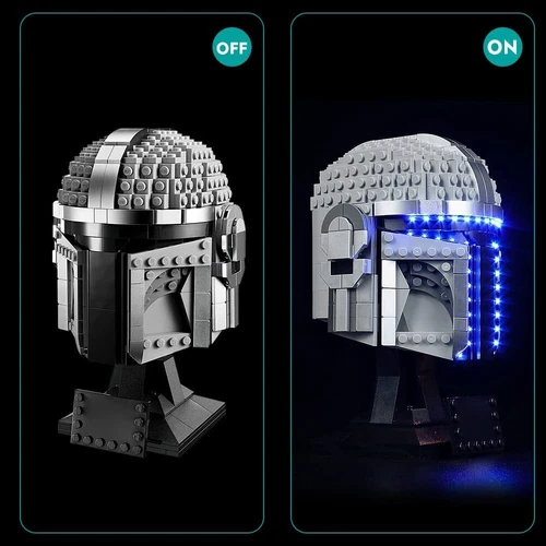 LED Licht Kit für Lego 75328 The Mandalorianer Helm Beleuchtungs Lichter - Bild 6 von 19