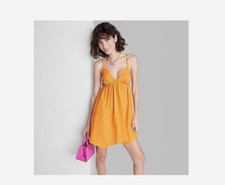 Flip Flop Dress - Wild Fable Mango Orange XXS B-1