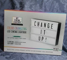 My Cinema Lightbox Mini NEW  Great for Teens! Tweens! Inspirational Motivational