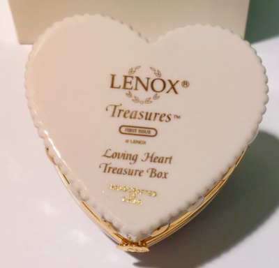 LENOX LOVING HEARTS My Valentine TREASURE BOX -- -- NEW in BOX | eBay