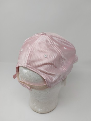 adidas Womens Strap Back Hat Pink Shiny Polyester Cap - Picture 4 of 7