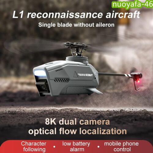 2.4G 8K 2-Camera 6Axis Gyro WiFi Helicopter Wide Angle Camera Spy Drone RC Plane - Picture 19 of 22