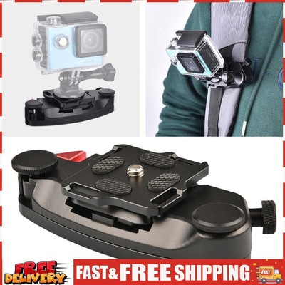 Quick Release Hanging Buckle Backpack Strap Mount Clamp Holder for DSLR Camera S