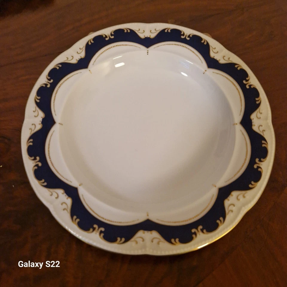 Mitterteich Bavaria Form 2000 Kobaltblau Eßservice Goldrand Porzellan 16 Tlg. - Bild 4 von 4