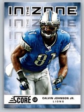 2012 Score Football In the Zone #3 Calvin Johnson Jr. Lions