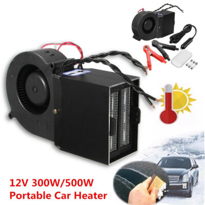 12V 300W 500W Auto Car Adjustable Electrical Heating Heater Fan