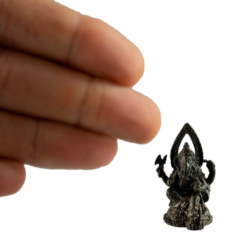 Statuette Ganesh - Figürchen Ganesha Dieu Elefant Amulett Thailand 2365 - Picture 2 of 7