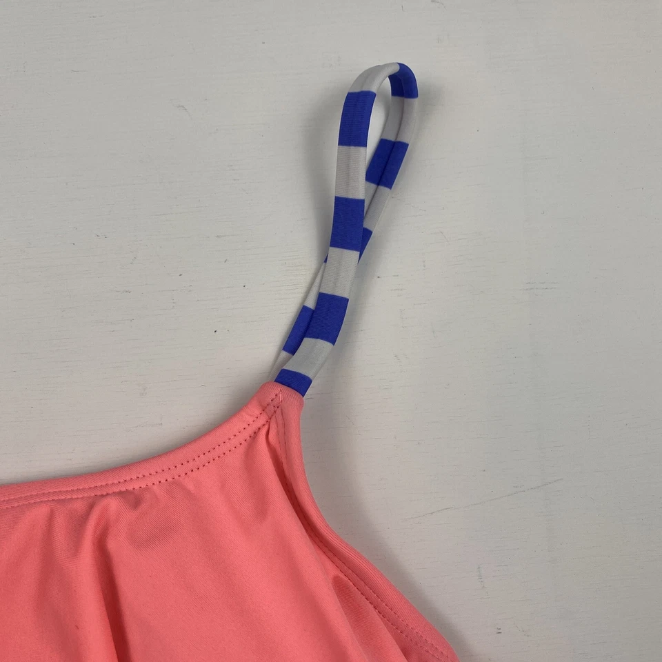 Nuevo Top de Natación Niñas Circo Coral Rosa y Púrpura Bralette Talla XL 14-16 UPF 50+ Foto 3 de 4