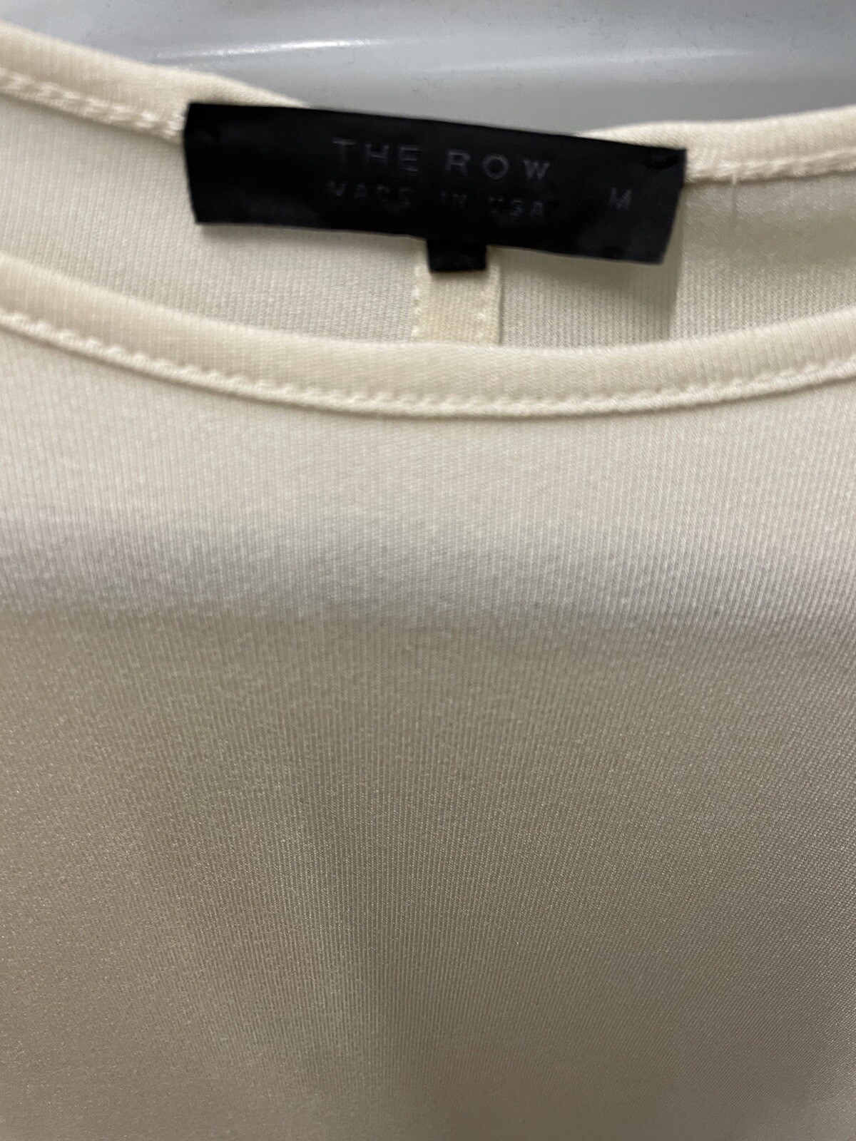 FILA Camicia a maniche lunghe vaniglia seta viscosa The Row