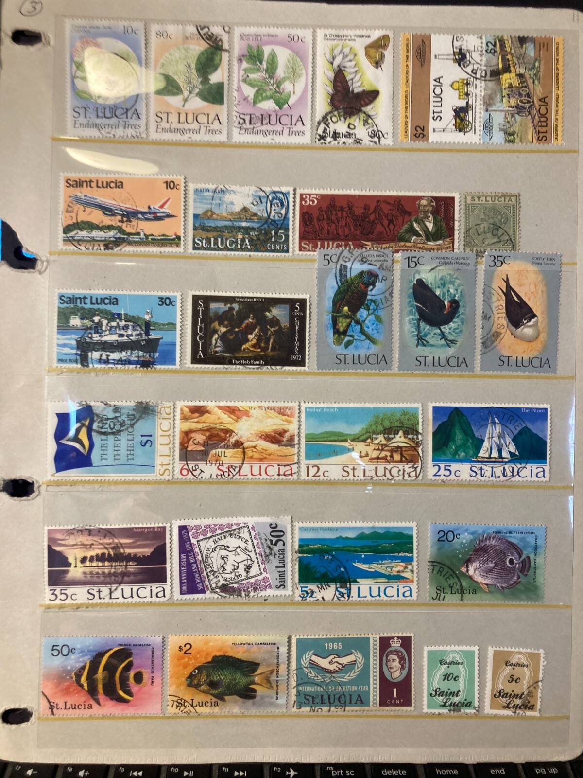 St Lucia Good selection of stamps QVic on all scanned [1004] eBay