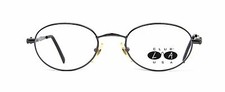 Club LA 6255 Women's Gunmetal Bronze Tortoise Oval Vintage Eyeglasses Italy 90s