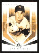 2004 SP Legendary Cuts HOYT WILHELM Base Baseball card NEW YORK GIANTS