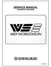 GEM WS2 Midi Workstation Service Manual Schematic diagrams - Schema - Schaltplan