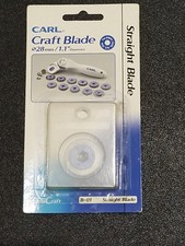 CARL B-01 .28mm Straight Replacement Blade for RT Series Professional Trimmers