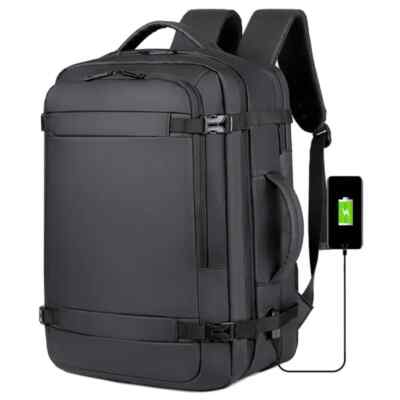 Expansion USB Laptop Backpack Business Men's and Women's Shoulders 17.3inch
