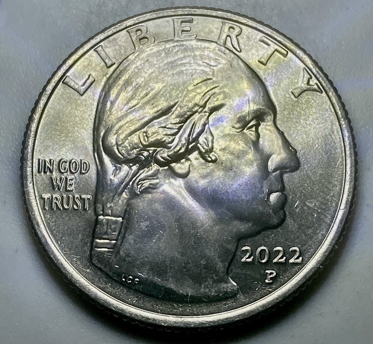 2022-P Dr. Sally Ride Quarter ERROR Ghosted Comet 2 WARTS
