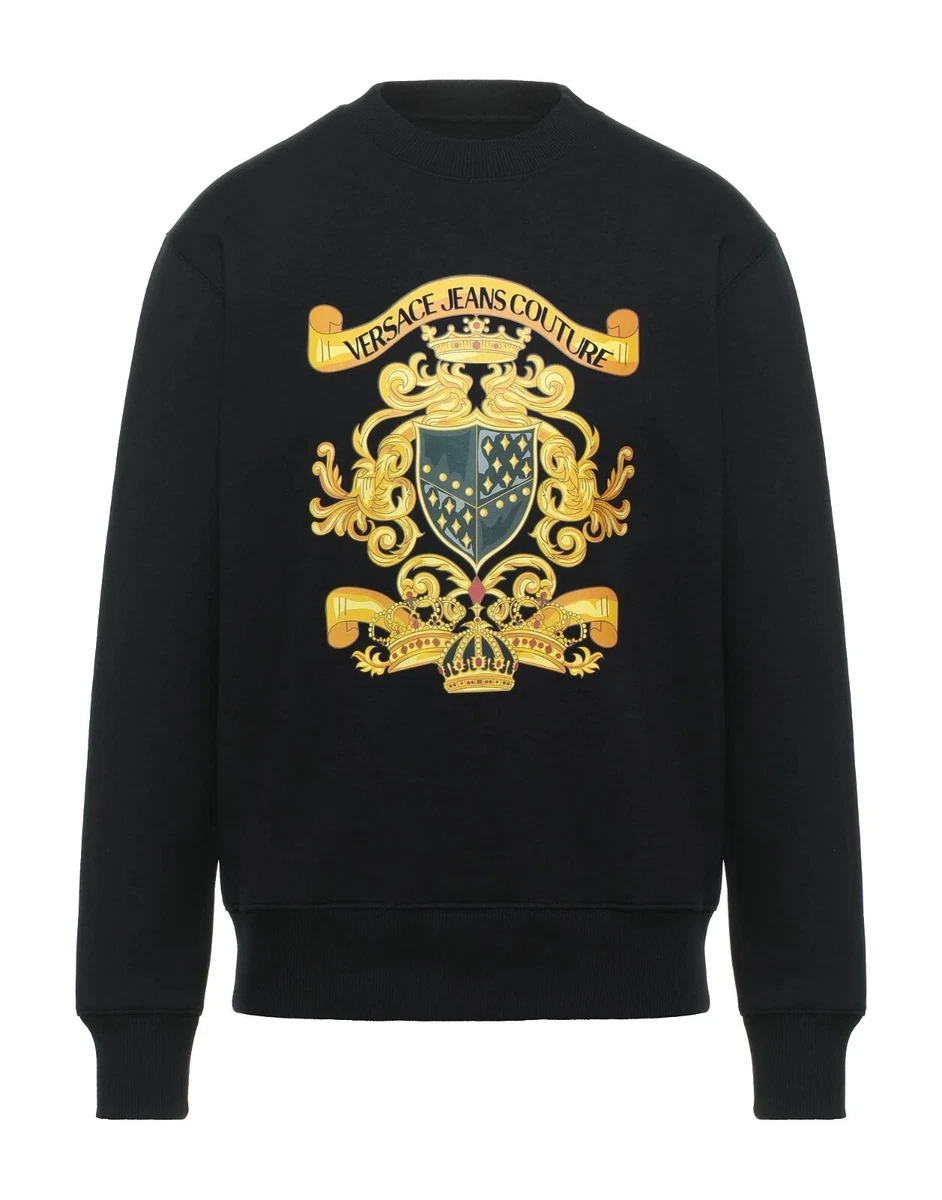 Versace black sweatshirt sales