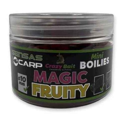 Sensas Mini Boilies Magic Fruity 80g Method Feeder Hakenköder Köder 10mm Karpfen