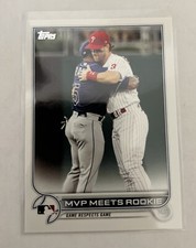 MVP Meets Rookie 2022 Topps Gold Stars #367 Rays & Phillies