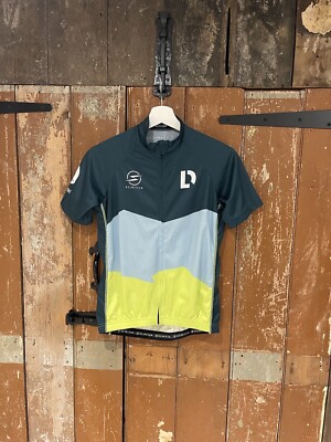 Scimitar Break Boundaries Radtrikot Oberteil grün Logo Damengröße Small