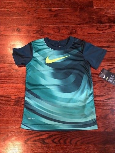 NEW Nike Boy Youth Short Sleeve Big Logo Tee Dri-Fit Cotton Football Baseball - Picture 87 of 103