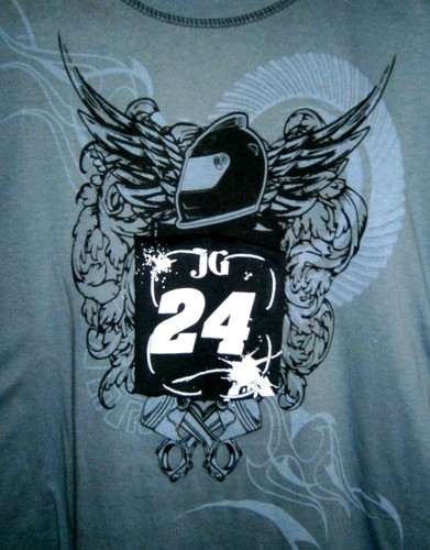 VINTAGE CHASE #24 TEE SHIRT REVERSE STITCH TRIBAL JEFF GORDON 2XL XX LARGE NWT - Picture 3 of 4