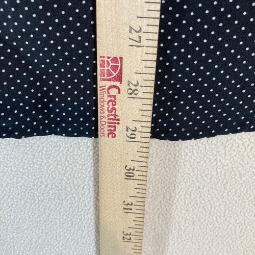 Lauren Ralph Lauren Blouse Sz 2X Black Polka Dot Full Button Professional Office - Picture 4 of 7