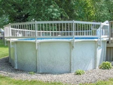 GLI Pool Products Protect-A-Pool Above Ground Pool Resin Safety Fence Kit