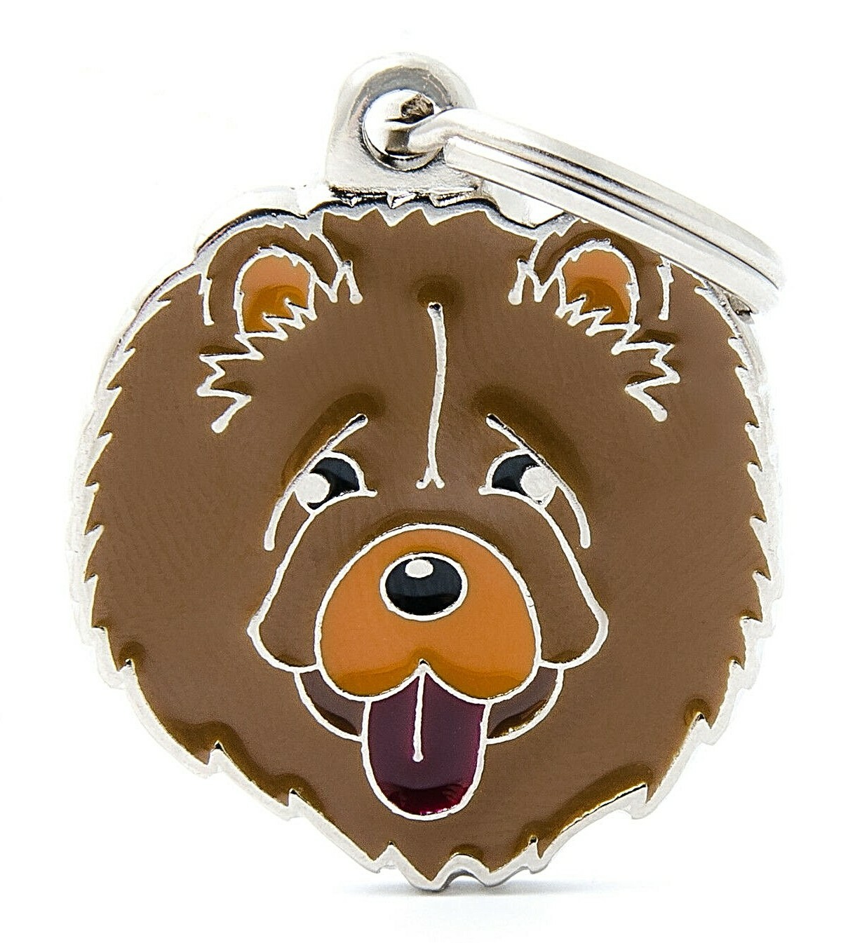 Chow Chow Dog ID Tag (10) - Engraved FREE - Personalised Identity - Keyring