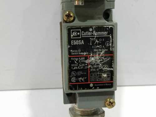 Cutler Hammer E50SA Limit Switch - Picture 1 of 5