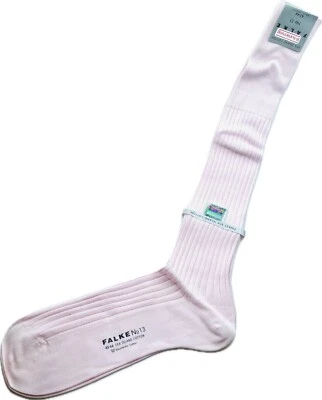 Falke No.13 Socken Gr 43-44 Herren Kniestrümpfe Strümpfe Rosa Sea Island Cotton - Bild 1 von 4
