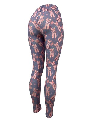 Ballerina En Point & Plié Ballet Slippers & Flowers Leggings Multiple Sizes