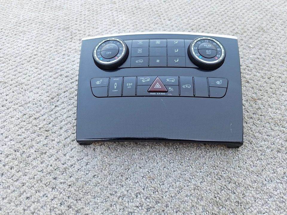 Interruptor de control de temperatura climática para calefacción Mercedes R350 panel de climatización OEM 06-08 Foto 2 de 4