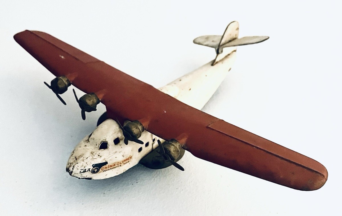 Wyandotte ワイアンドット アンティーク 飛行機 ビンテージ　アメリカン Vintage Wyandotte China Clipper Pan Am Toy Airplane 10