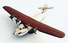 Vintage Wyandotte China Clipper Pan Am Toy Airplane 10" L x 13" W