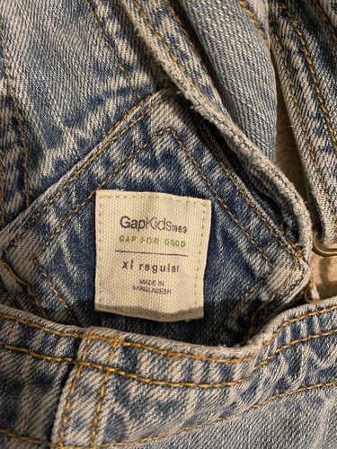 Girls Distressed Dungarees Size Xl Free P&P - Picture 5 of 5