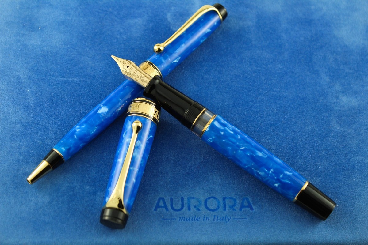 Aurora Mare Limited Edition Fountain Pen Ballpoint Pen Set